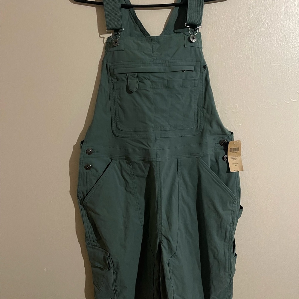 Duluth Trading Co Gardening Shortall Overalls Small NWT - Picture 2 of 3